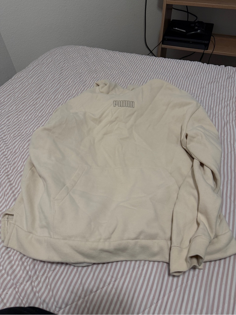 Puma Men's Cream Crewneck Pullover